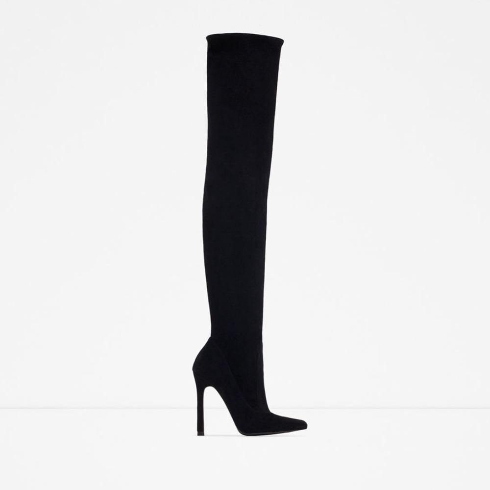Zara over the knee boots